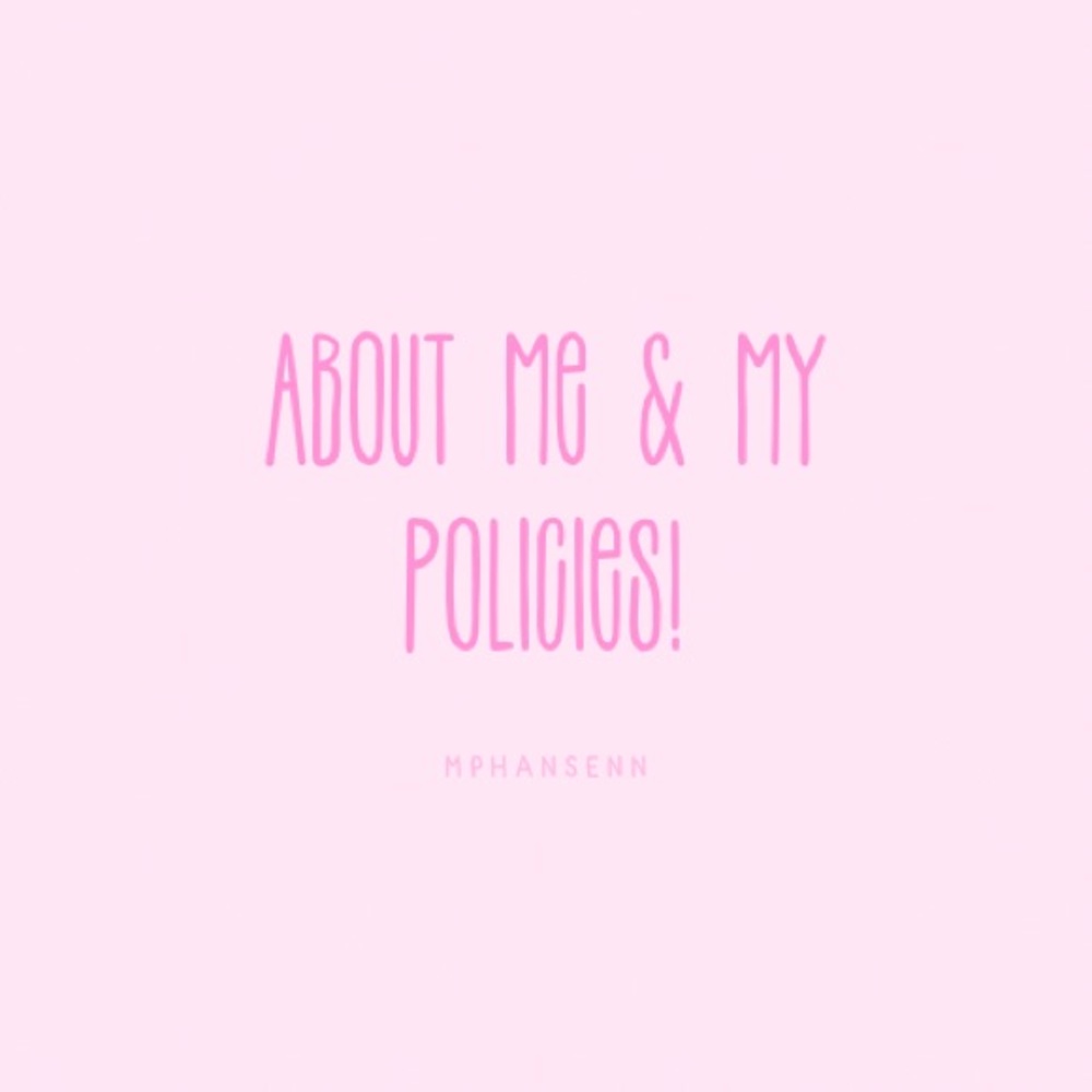 ABOUT ME & MY POLCIES 💌🐮💕🌼🫧🧋🌞